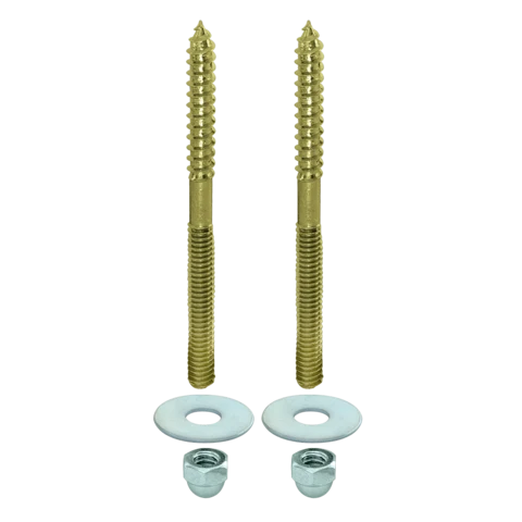 EZ-FLO 1/4 . x 2-1/4 . Closet Screw Set - Pair