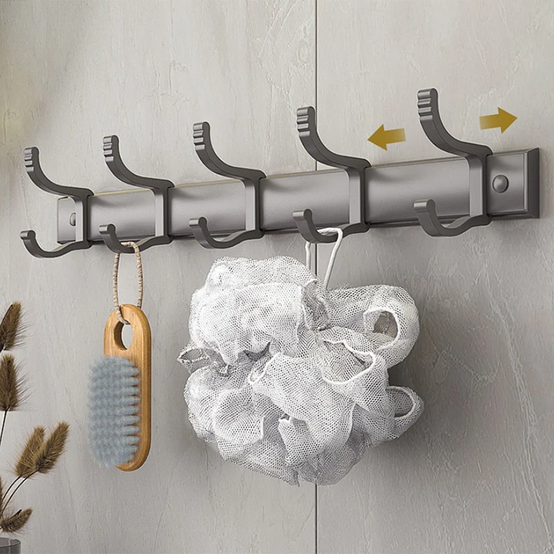 Contemporain Bath Hardware Set Towel Bar Paper Holder Grey Bathroom Accessory Kit