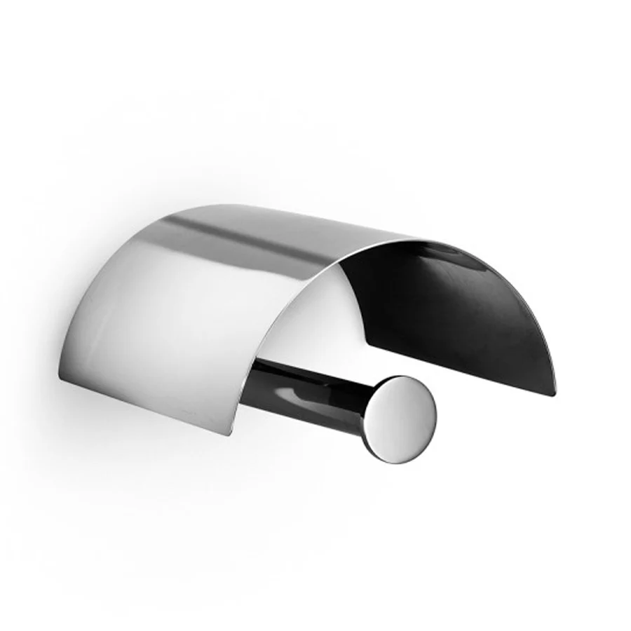 Covered toilet paper holder Lineabeta model Baketo brass verchroomd finish