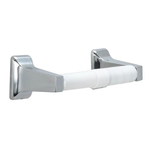 Roestvrijstalen EZ-FLO Toilet Paper Holder - Metaalglans