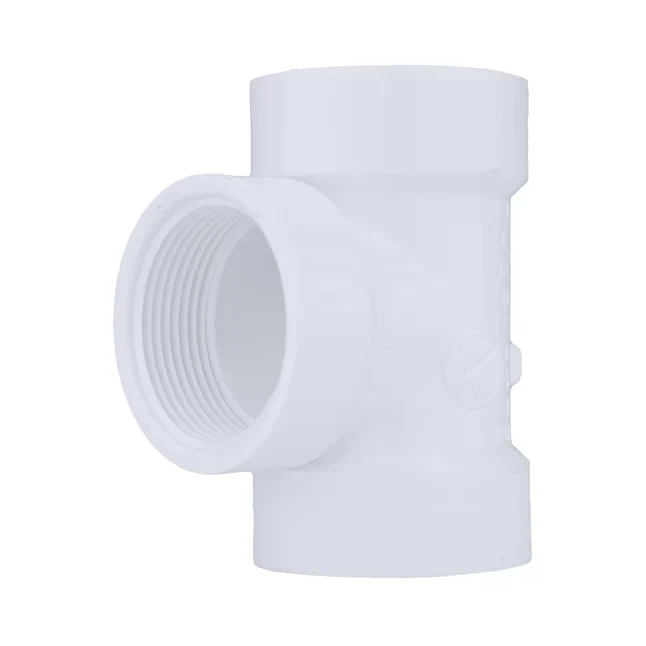 Charlotte Pipe 2- VINYL DWV Flush Cleanout Tee
