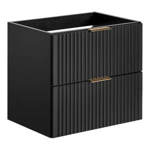 Kast Onder Wastafels ADEL CUW60 2D 60x46x57 Zwart