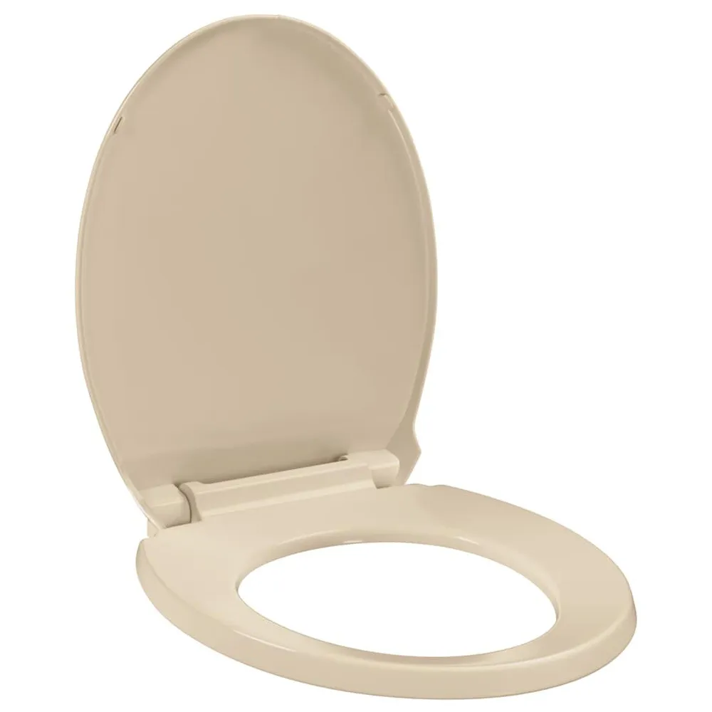 Toiletbril soft-close ovaal ecru