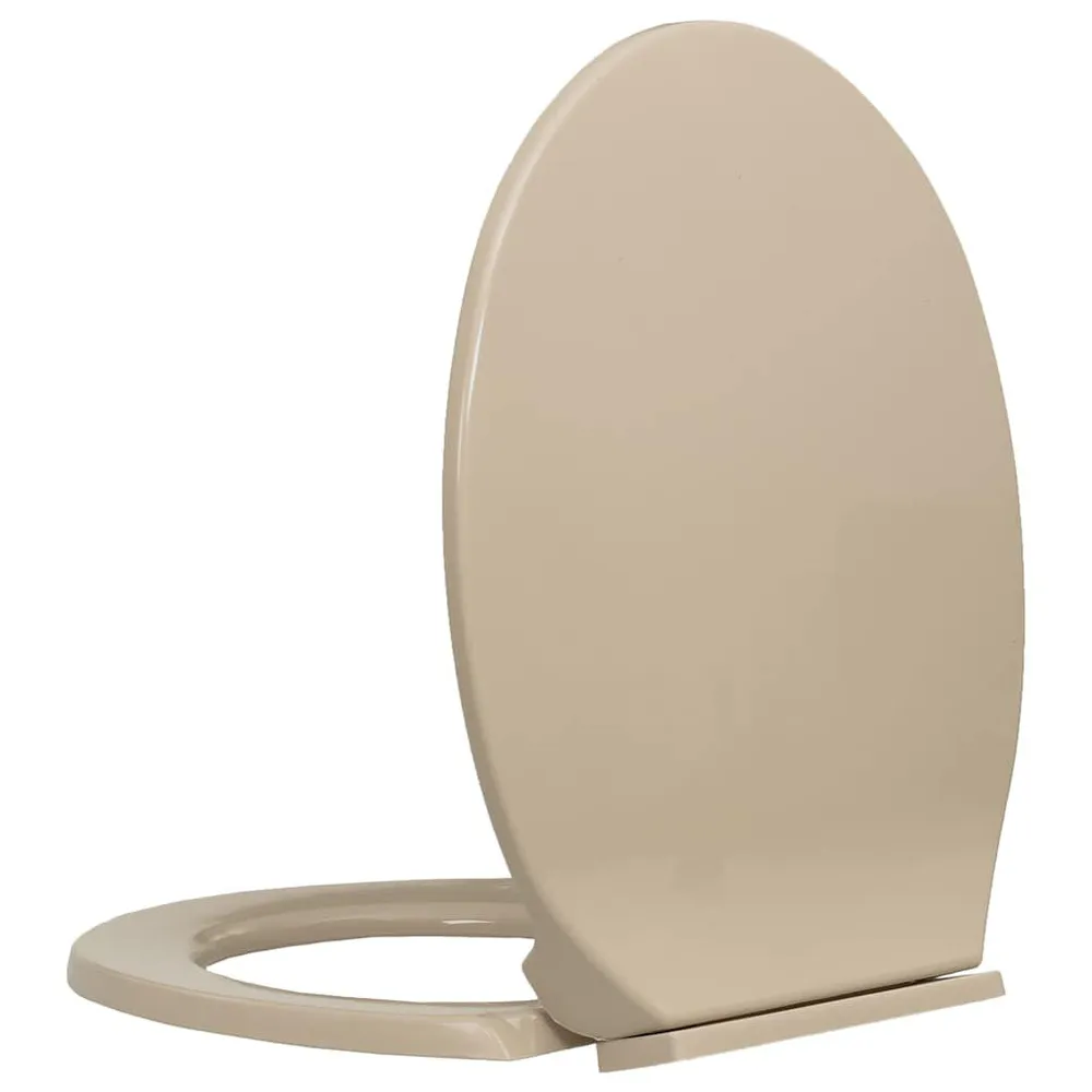 Toiletbril soft-close ovaal ecru