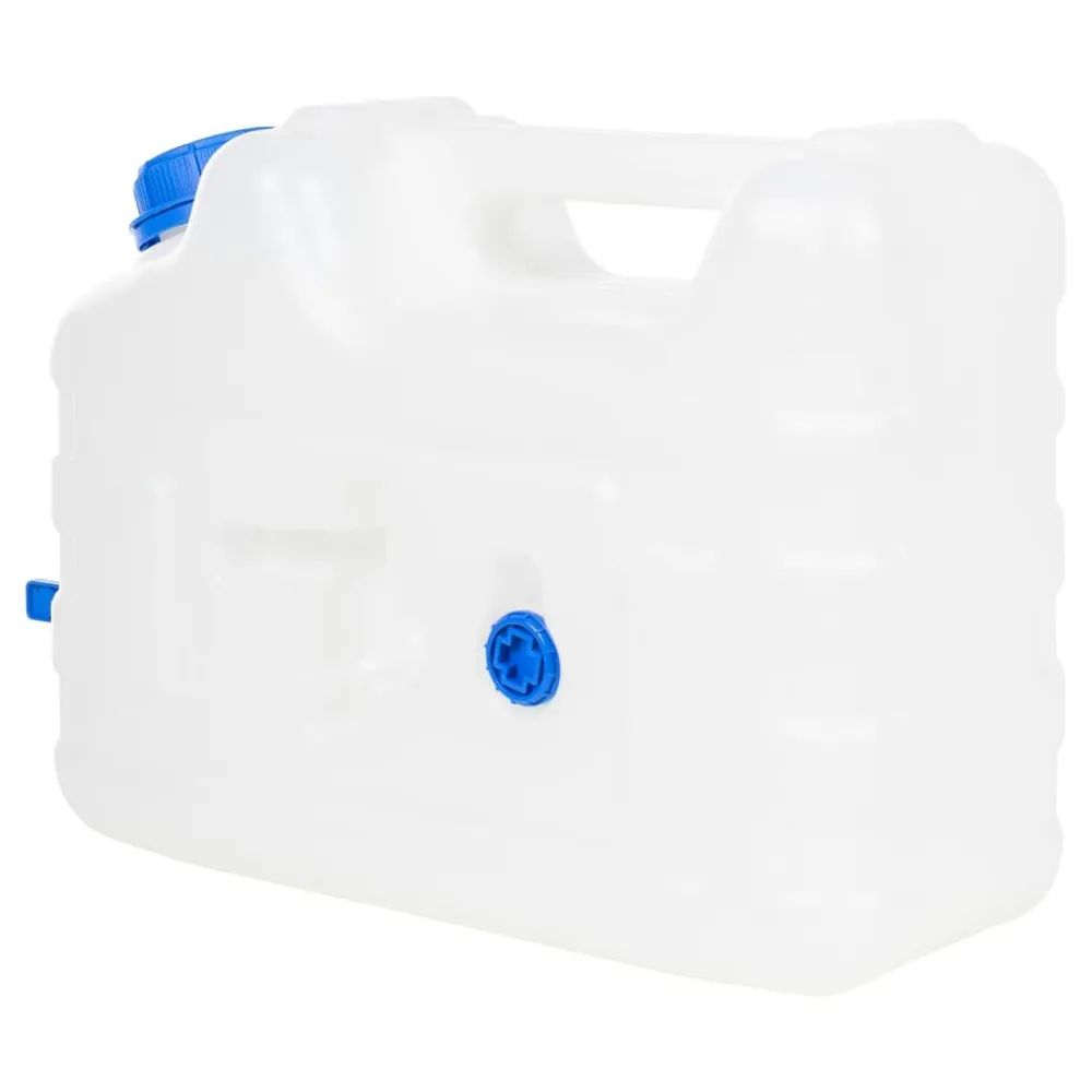 Watertank met kraan 10 L kunststof transparant