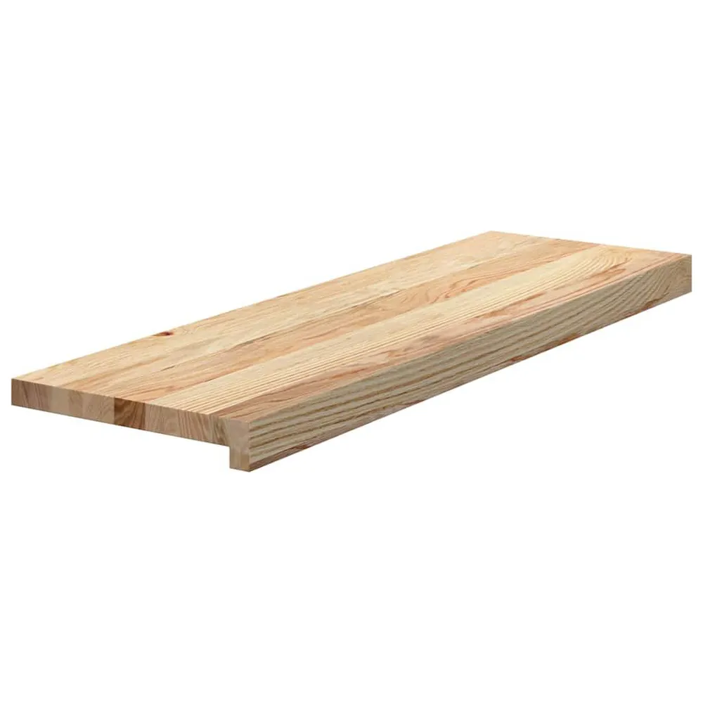 Traptreden 2 st 70x25x2 cm onbehandeld massief eikenhout