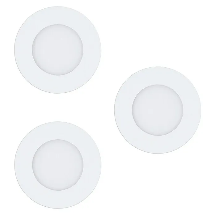 Eglo connect.z Led-inbouwspotset - Ø x h: 85 x 26 mm, 3 st., Meerkleurig
