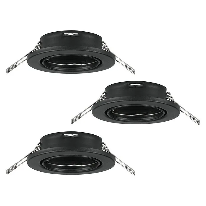 Eglo Led-inbouwverlichting Agulo - Diameter: 86 mm, Inbouwdiameter: 68 mm, Zwart