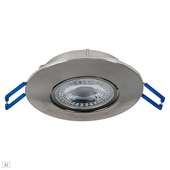 Eglo Led-inbouwverlichting Zujar - Gastvrij wit, Diameter: 85 cm, Nikkelmat