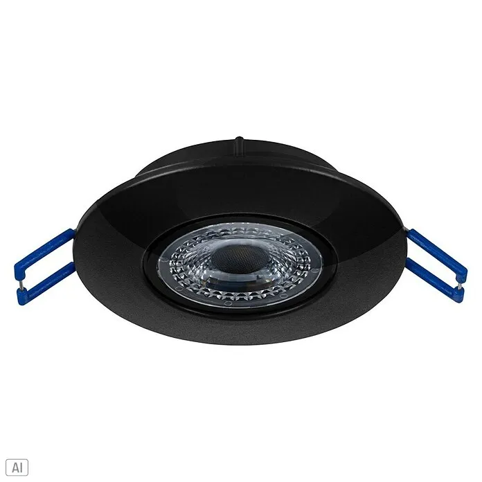 Eglo Led-inbouwverlichting Zujar - Gezellig wit, Diameter: 85 cm, Zwart