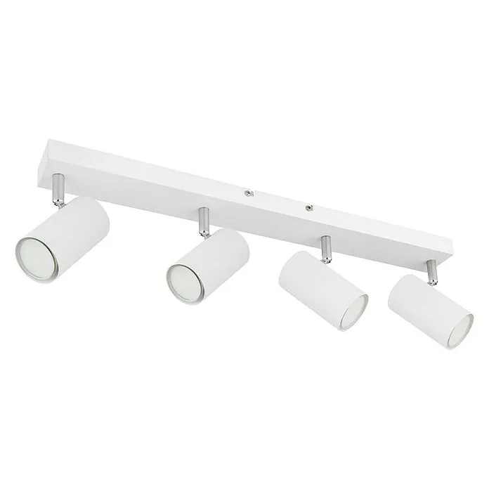 Globo Robby Plafondspot 4-lichts - 35 W, l x b x h: 56 x 6 x 12 cm, Wit, GU10