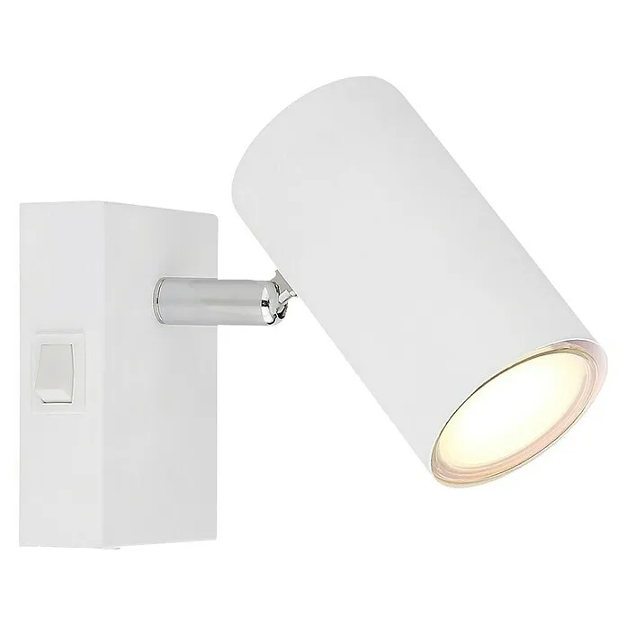 Globo Robby Wandspot - b x h: 7 x 10 cm, Wit, GU10