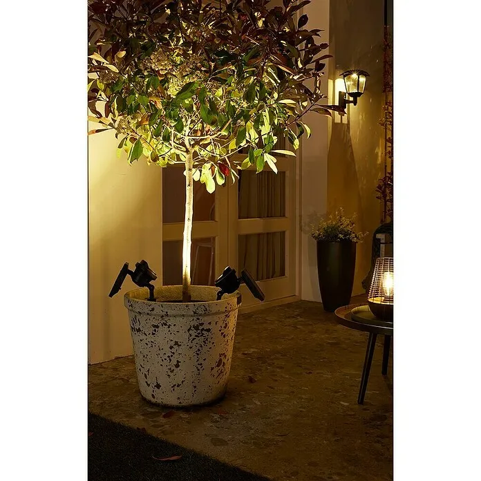 Led-tuinspot Texas - Accuduur: 8 u, Vervangbare ledlamp, l x b x h: 203 x 110 x 362 mm