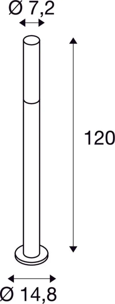 SLV Buitenlamp APONI 120 IP65 Antraciet