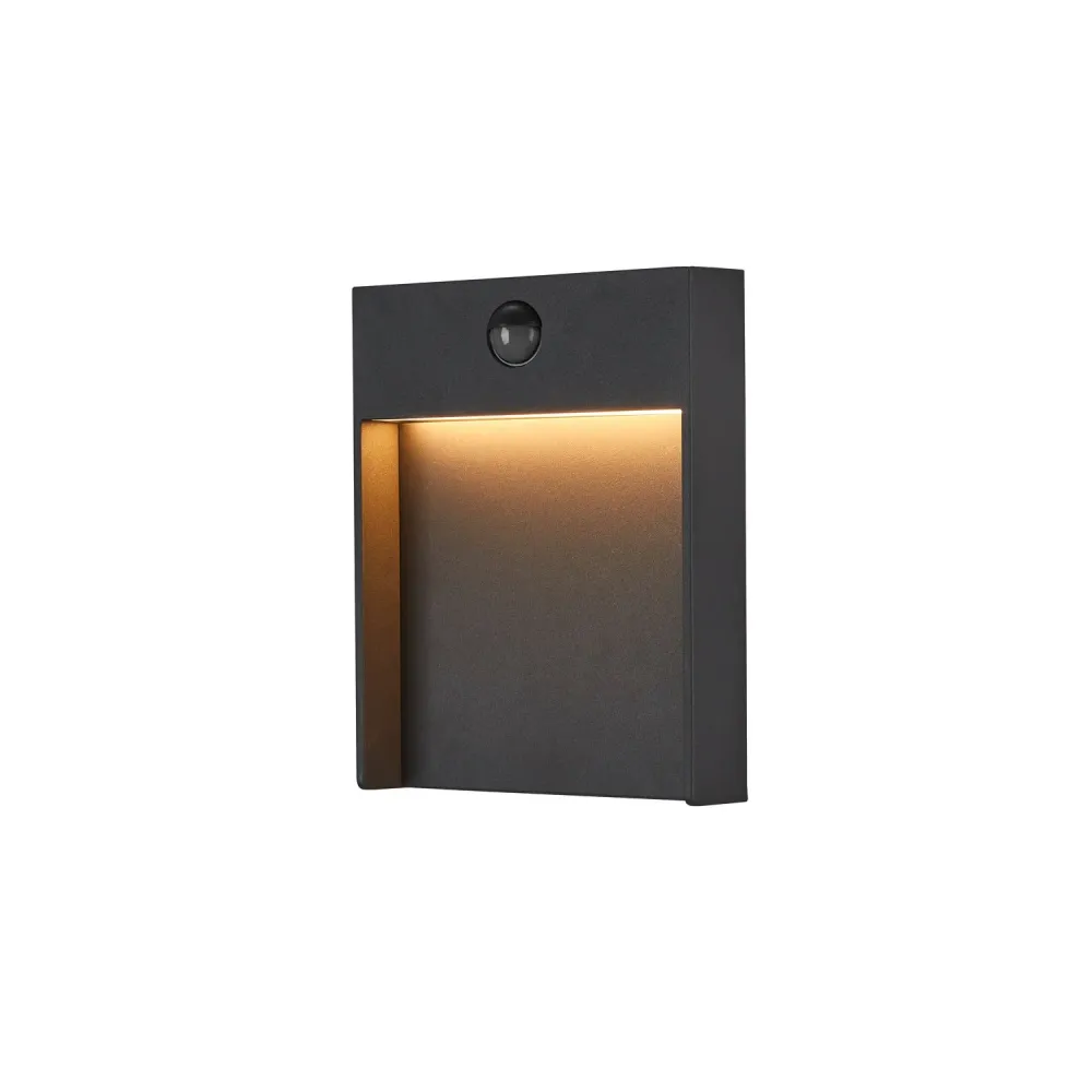SLV Buitenlamp FLATT SENSOR IP54 Antraciet