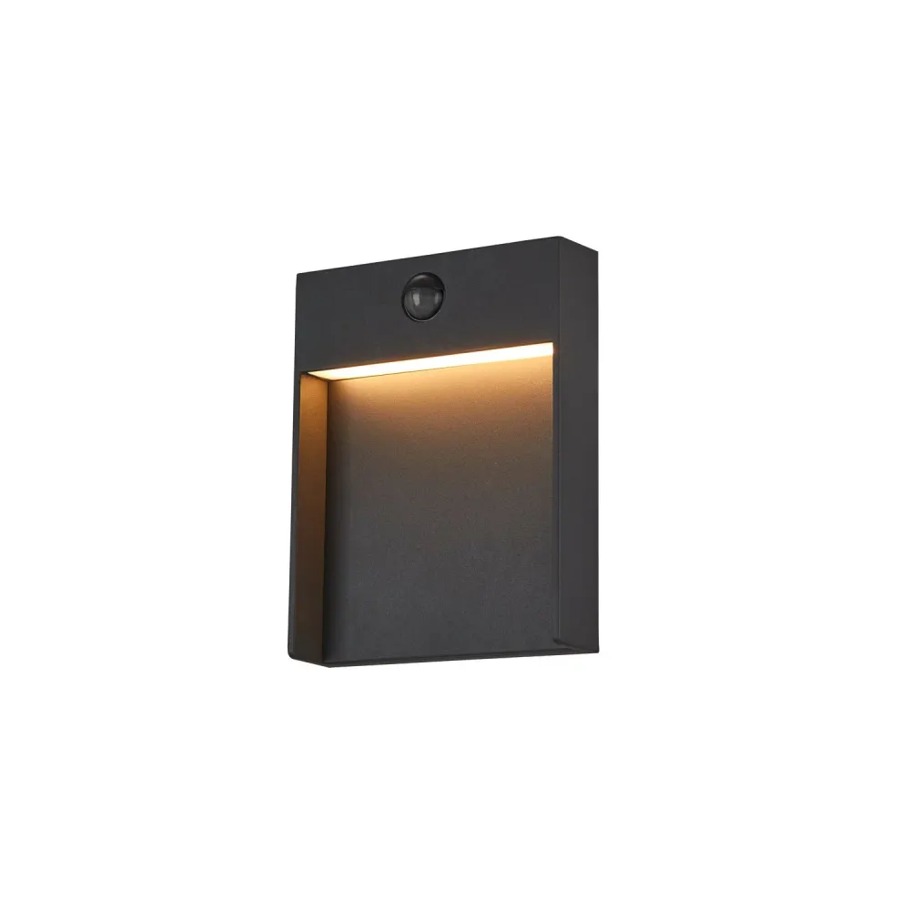 SLV Buitenlamp FLATT SENSOR IP54 Antraciet