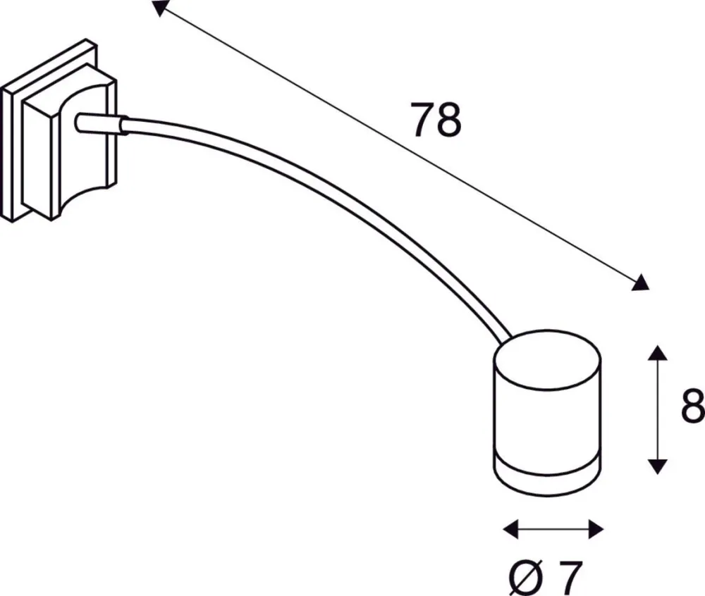 SLV Buitenlamp MYRA DISPLAY IP55 Antraciet