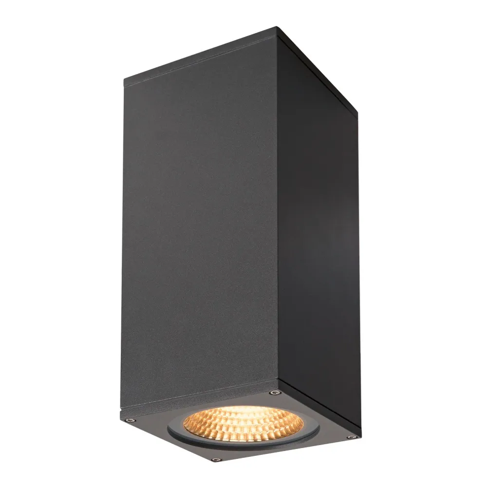 SLV Buitenlamp BIG THEO FLOOD UP/DOWN IP44 Antraciet met bewegingssensor