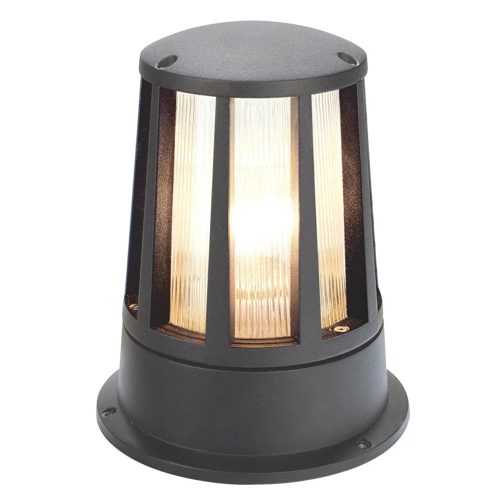 SLV Buitenlamp CONE IP54 Antraciet met bewegingssensor