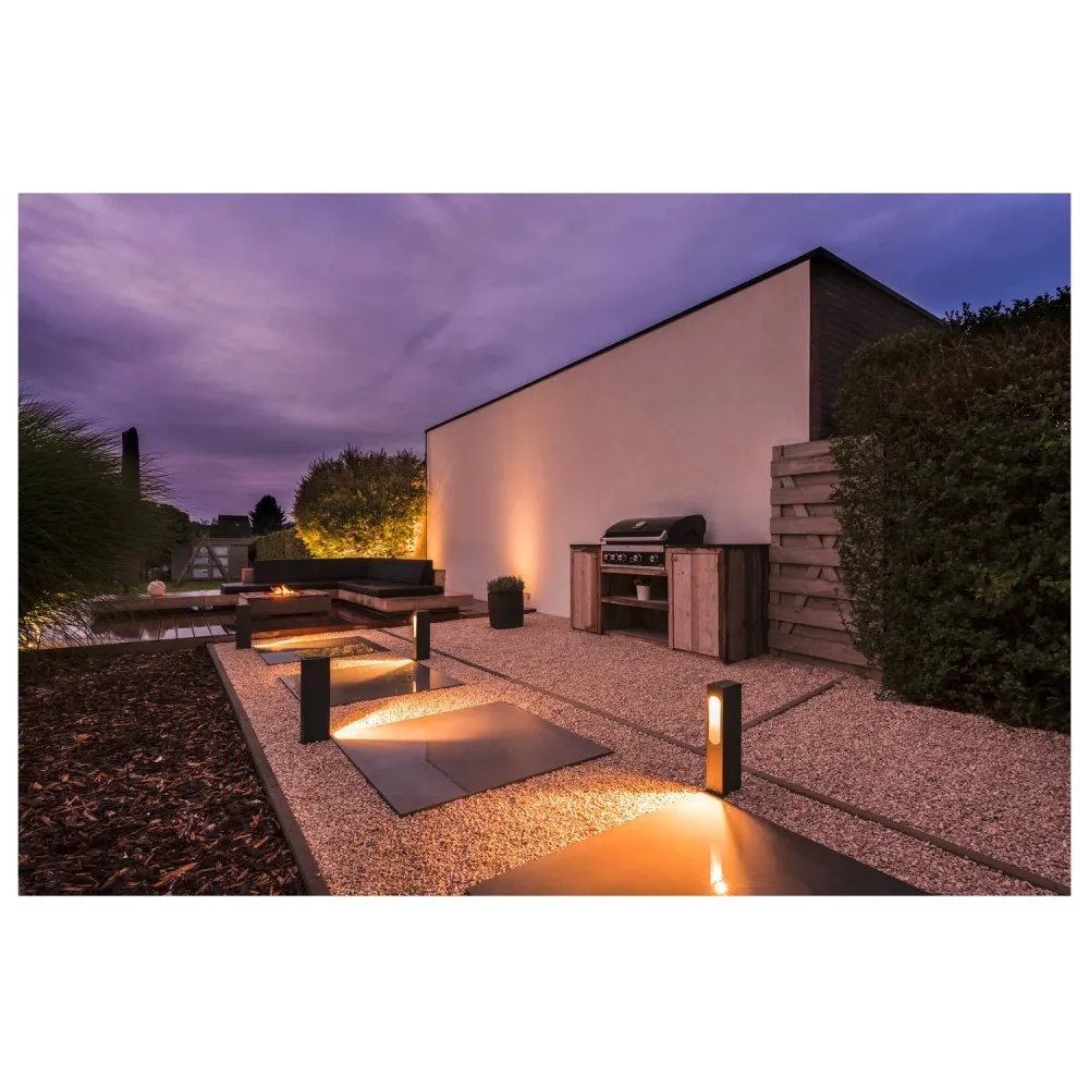 SLV Buitenlamp SLOTBOX 40 IP44 Antraciet voor tuin en terras