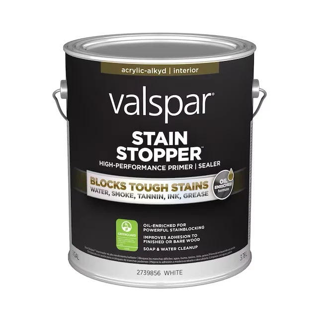 Binnen Valspar Stain Stopper Interior High Hiding Water-based Wall and Ceiling Primer (1-Gallon)