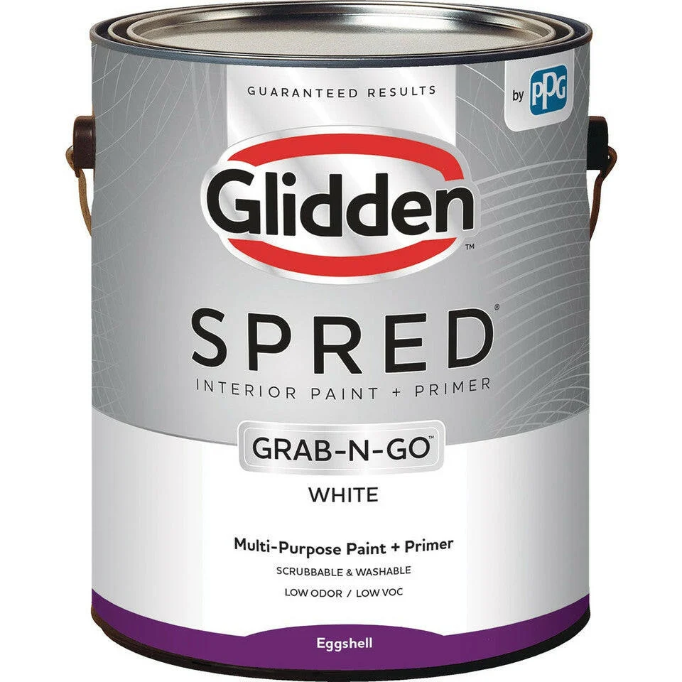 Glidden Spred Interior Paint + Primer Grab-N-Go Ivoor Eggshell 1 Gallon