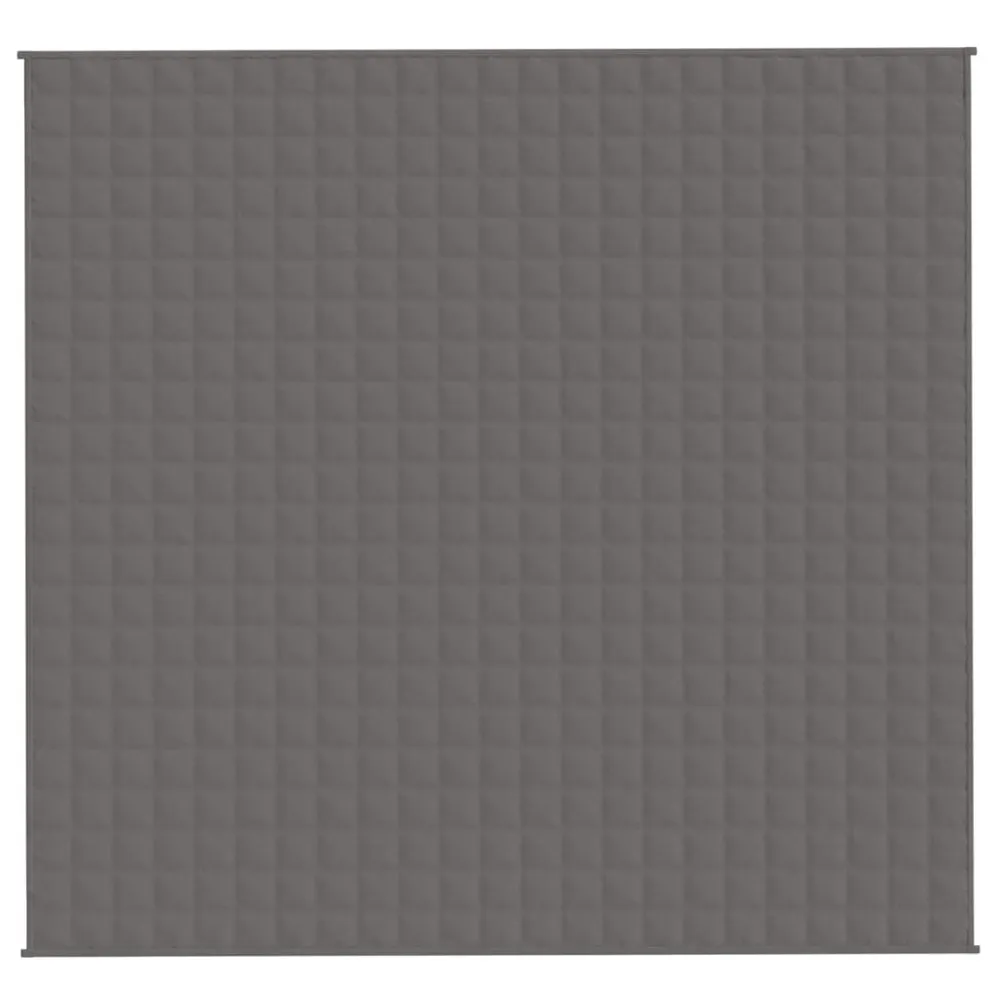 Verzwaringsdeken 220x235 cm 15 kg stof grijs
