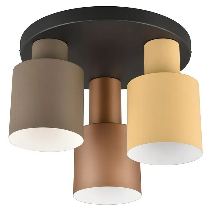 Trio Lighting Agudo Plafondlamp Agudo - 120 W, Ø x h: 30 x 24,5 cm, Meerklerig, E27