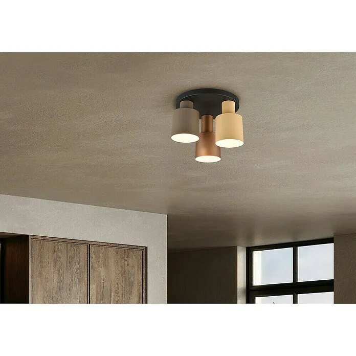 Trio Lighting Agudo Plafondlamp Agudo - 120 W, Ø x h: 30 x 24,5 cm, Meerklerig, E27