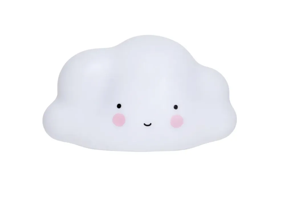 Little Lovely Company - Nachtlamp Cloud - white