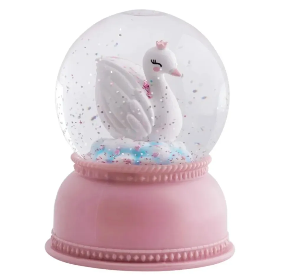 Little Lovely Company - Snowglobe light: Swan