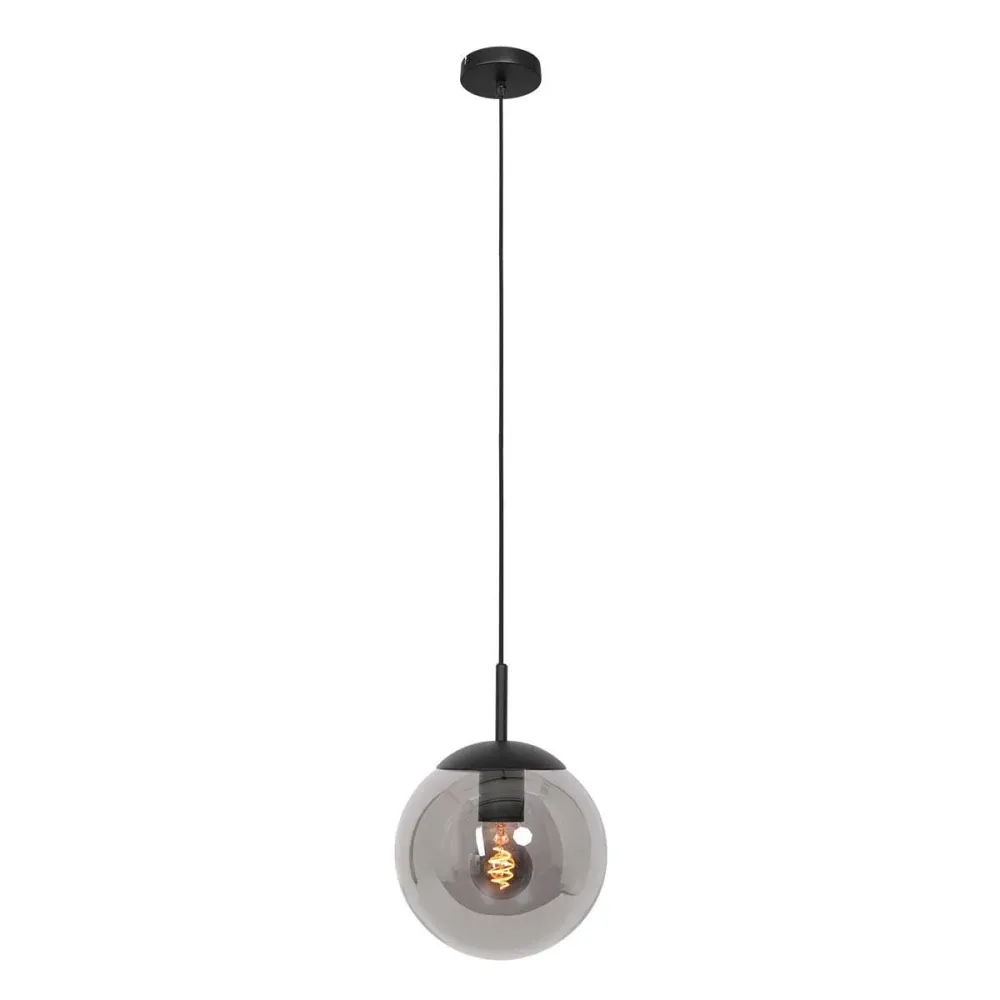 Anne Light & home hanglamp bollique - 1 lichts - 30 x 175 cm - zwart