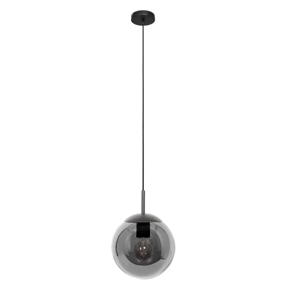 Anne Light & home hanglamp bollique - 1 lichts - 30 x 175 cm - zwart
