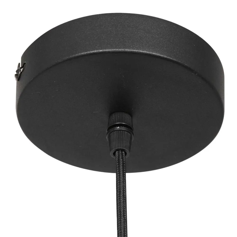 Anne Light & home hanglamp bollique - 1 lichts - 30 x 175 cm - zwart