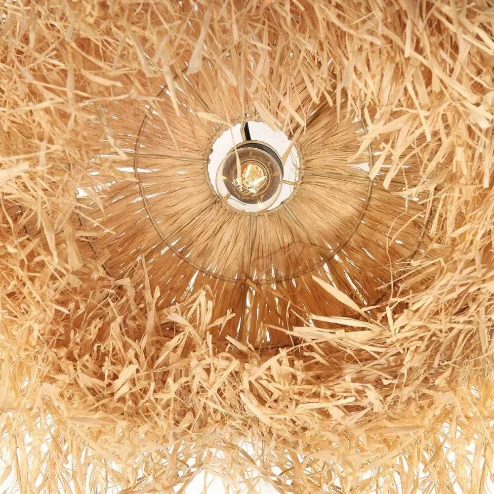 Anne Light & home hanglamp Grass - 1 lichts - 53x 150 cm - beige