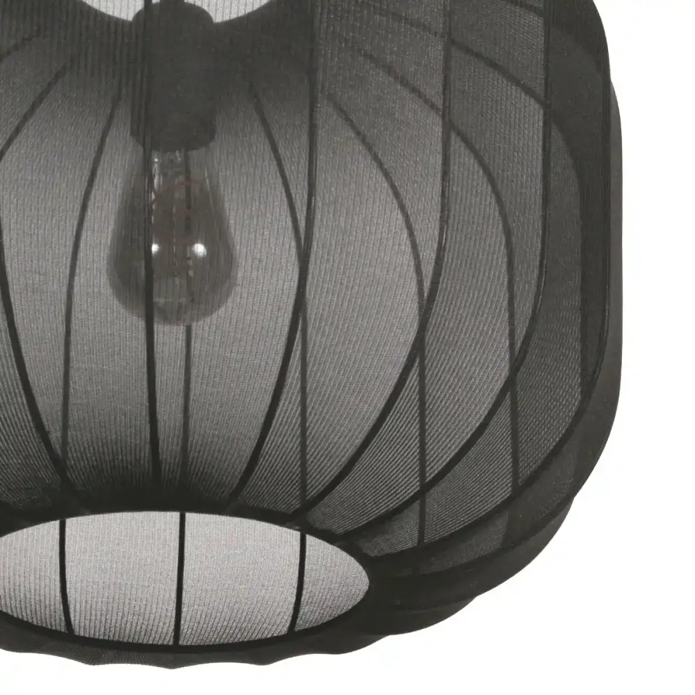 Anne Light & home hanglamp Sable - 1 lichts - 45 x 150 cm - zwart