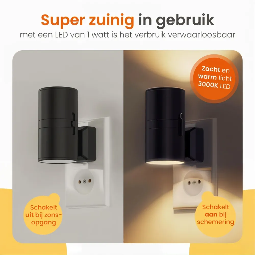 Aoralight Nachtlamp | Dimbaar | LED Technologie