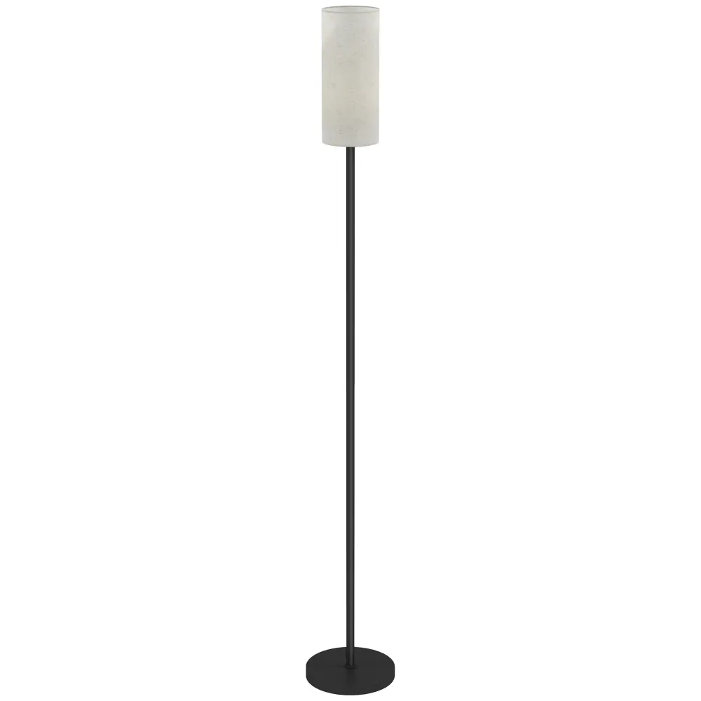 Nancy's Godiasco Vloerlamp - Staande Lamp - Voetschakelaar - Zwart / Wit Aosom