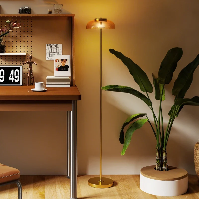 Nancy's Paestum Vloerlamp - Staande Lamp - LED-Lamp - Messing Aosom