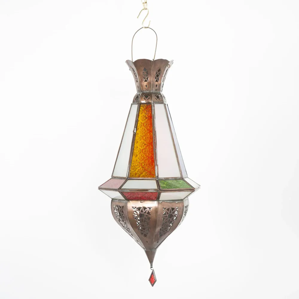 Arabische glazen hanglamp Bellota A10 55x28