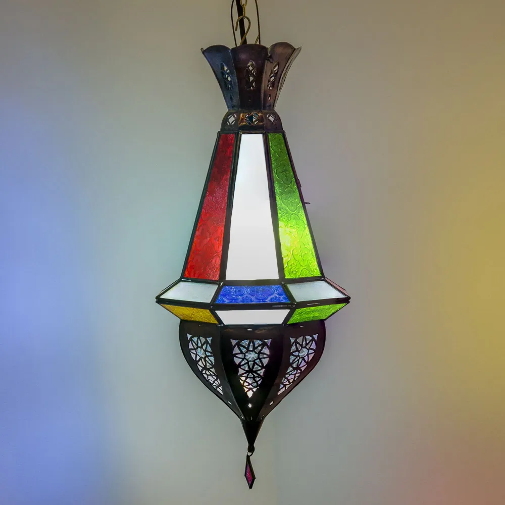 Arabische glazen hanglamp Bellota A10 55x28