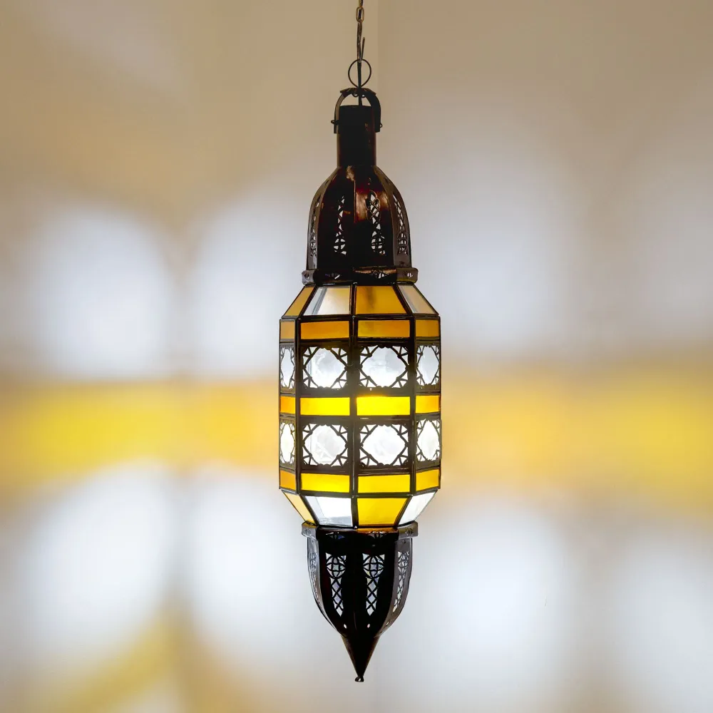 Arabische Langwerpige Kristallen Lamp A3 80cm