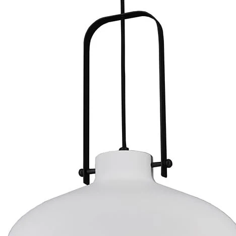 Artdelight hanglamp Mendoza - 1 lichts - 37.5 x 160 cm - wit