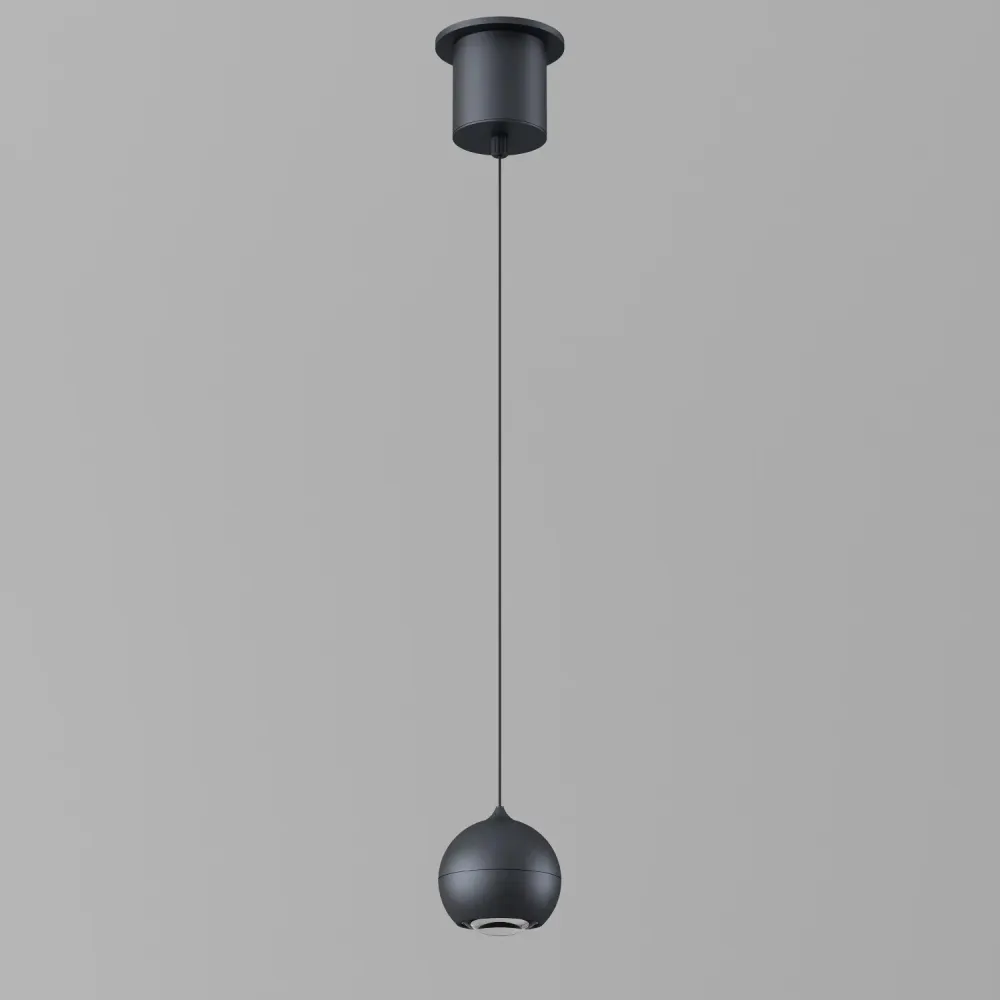 Artdelight hanglamp Miami - 1 lichts - 10 x 200 cm - zwart