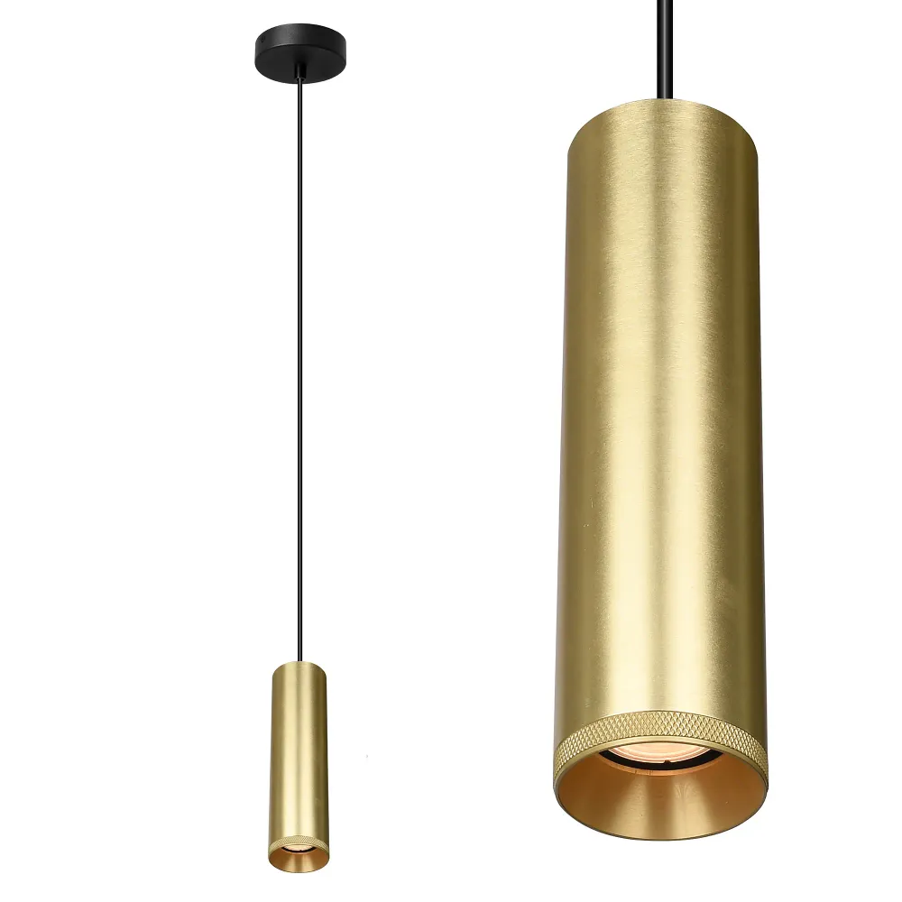Artdelight hanglamp Milano - 1 lichts - 6.6 x 150 cm - mat goud