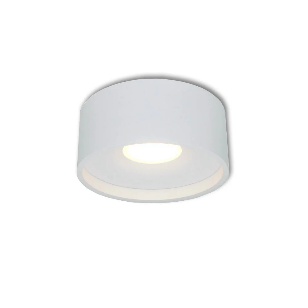 Artdelight plafondlamp Oran - 1 lichts - 12 x 5 cm - wit