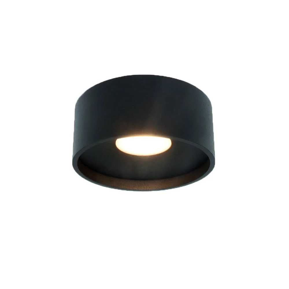 Artdelight plafondlamp Oran - 1 lichts - 12 x 5 cm - zwart