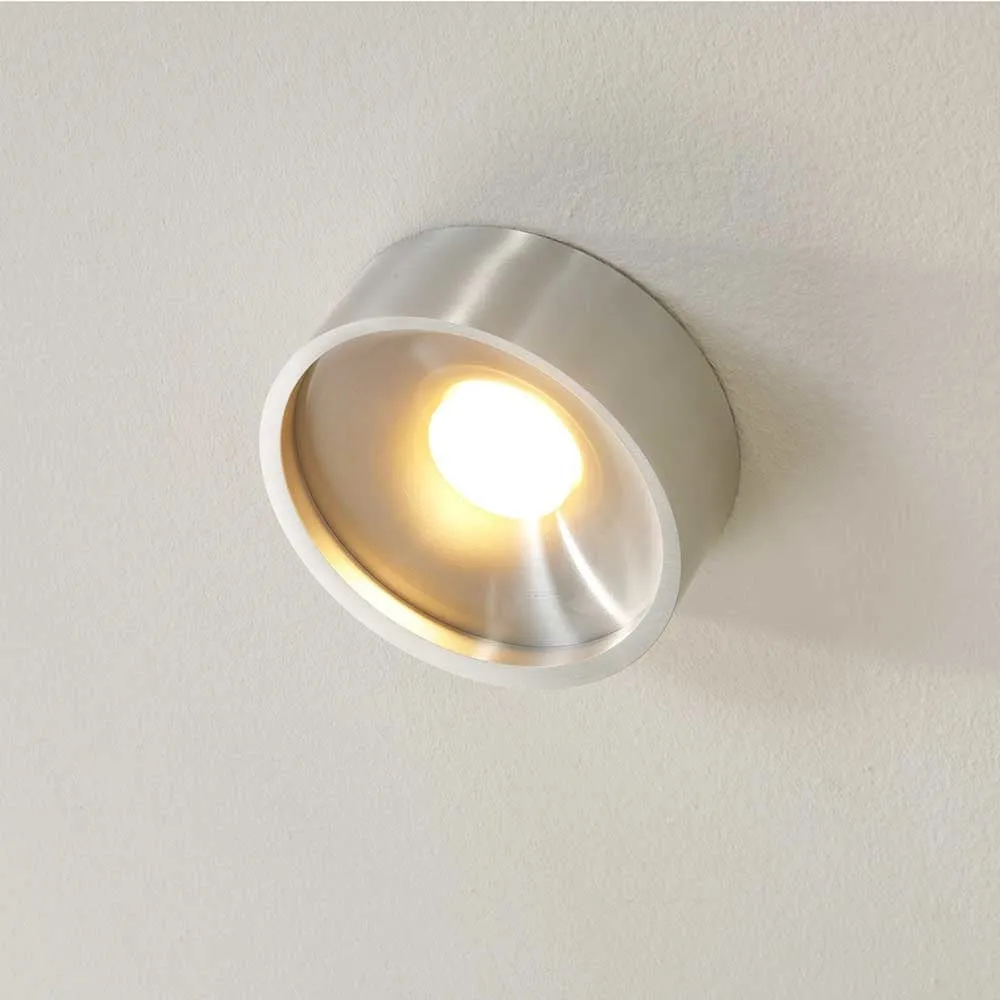 Artdelight plafondlamp Orlando - 1 lichts - 14 x 5 cm - aluminium