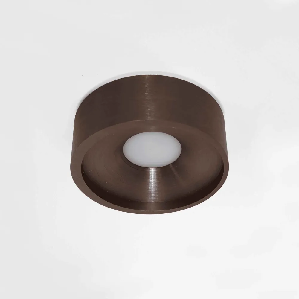 Artdelight plafondlamp Orlando - 1 lichts - 14 x 5 cm - mat brons