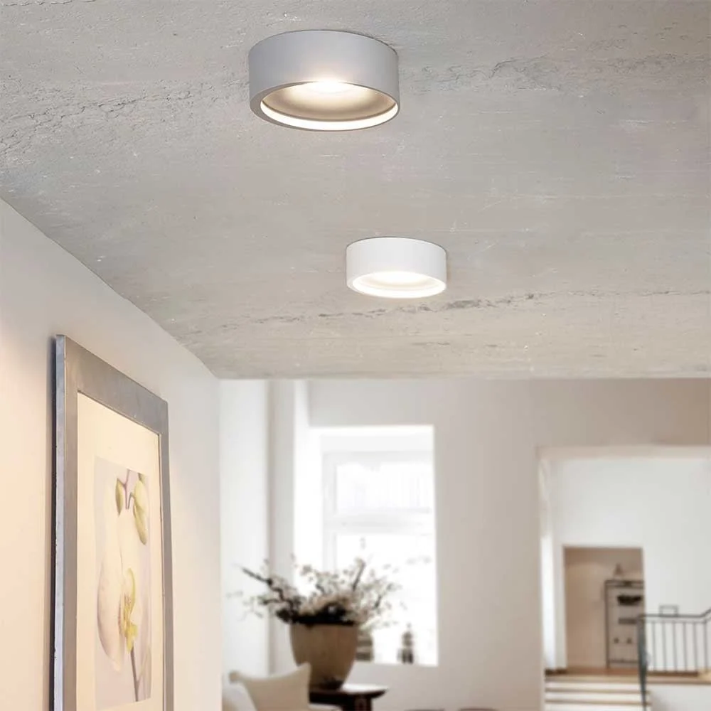 Artdelight plafondlamp Orlando - 1 lichts - 14 x 5 cm - wit